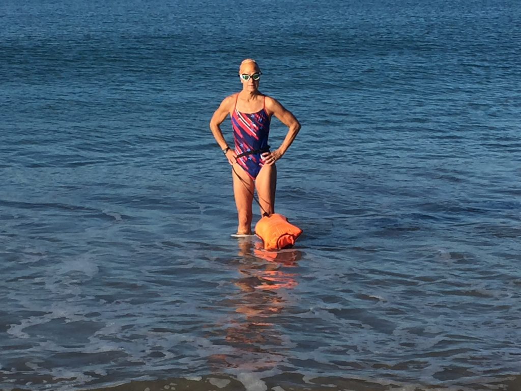 Preparing for Sea Swim